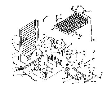 Part Location Diagram of 517485 Maytag Refrigerator evaporator