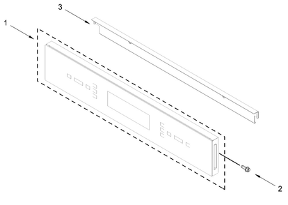 Control Panel Parts Diagram and Parts List for JOEMC130RM00  Whirlpool Microwave