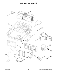 Part Location Diagram of W11752401 Whirlpool COVR-LIGHT