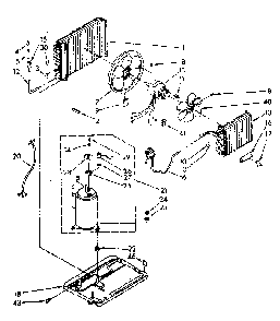 Unit parts Diagram and Parts List for 1068750580-AC  Kenmore Air Conditioner