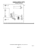 MISCELLANEOUS , LITERATURE Diagram and Parts List for LA5530XMW0  Whirlpool Washer