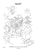OVEN Diagram and Parts List for N9257L1  Roper Range
