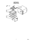 UNIT Diagram and Parts List for RB160PXYQ0  Whirlpool Wall Oven