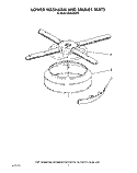 LOWER WASHARM AND STRAINER Diagram and Parts List for KUDA22ST2  KitchenAid Dishwasher