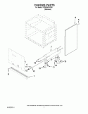 CHASSIS PARTS Diagram and Parts List for YKDRS407VS00  KitchenAid Range