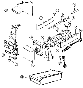 05 - Optional Ice Maker Kit Diagram and Parts List for RB172PA  Whirlpool Refrigerator