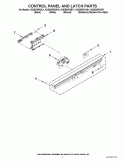Part Location Diagram of WPW10481116 Whirlpool Control Panel