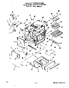 Body Diagram and Parts List for 2374*0A  Roper Range