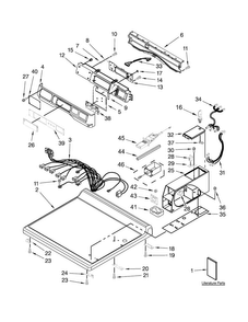 Part Location Diagram of W10726005 Whirlpool Lit install