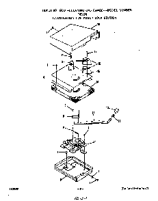Power Lock Diagram and Parts List for F8557*0  Roper Range