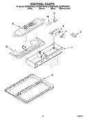CONTROL PARTS Diagram and Parts List for GC3PHEXNS02  Whirlpool Refrigerator