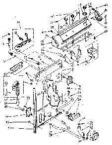 Controls And Rear Panel Diagram and Parts List for LA5300XSN0  Whirlpool Washer
