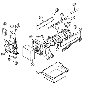 05 - Optional Ice Maker Kit (Imktm1) Diagram and Parts List for RB19KN-2AD  Whirlpool Refrigerator