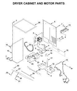 Part Location Diagram of W11678911 Whirlpool HARNS-WIRE