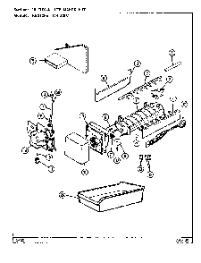 05 - Optional Ice Maker Kit Diagram and Parts List for RB212PA  Whirlpool Refrigerator