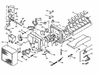 Part Location Diagram of 544309 Whirlpool Thermostat