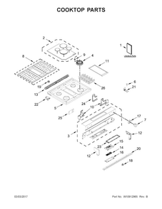 Part Location Diagram of W11198274 Whirlpool WIRE