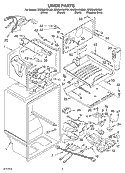 LINER Diagram and Parts List for GR2SHKXKS01  Whirlpool Refrigerator