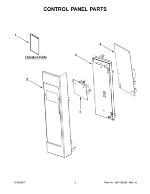 Part Location Diagram of W11256467 Whirlpool CNTRL-ELEC
