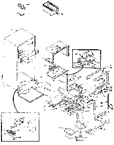 Refrigerator Cabinet Parts Diagram and Parts List for 106M12D1-F  Kenmore Refrigerator