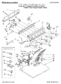 SECTION Diagram and Parts List for KEYS850GQ0  KitchenAid Dryer