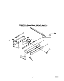 FREEZER CONTROL PANEL Diagram and Parts List for KSSS36MAX00  KitchenAid Refrigerator