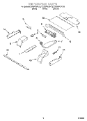 TOP VENTING, OPTIONAL Diagram and Parts List for KEBS207DBL10  KitchenAid Wall Oven