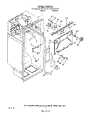 LINER Diagram and Parts List for ET22DKXWN01  Whirlpool Refrigerator