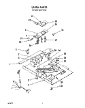 LATCH Diagram and Parts List for KEBI170SBL1  KitchenAid Wall Oven