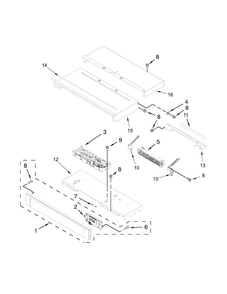 Part Location Diagram of W10864139 Whirlpool PANL-CNTRL