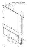 DOOR AND PANEL Diagram and Parts List for KUDS220T4  KitchenAid Dishwasher