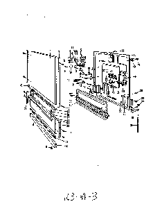 Door Diagram and Parts List for 8595*00  Roper Dishwasher