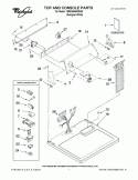 Part Location Diagram of W10258967 Whirlpool PANEL-CNTL