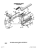 Part Location Diagram of 4338505 Whirlpool Control Panel