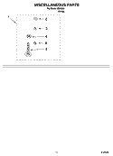 MISCELLANEOUS  PARTS, OPTIONAL PARTS (NOT INCLUDED) Diagram and Parts List for IM42001  Inglis Washer