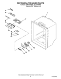 REFRIGERATOR LINER PARTS Diagram and Parts List for KBRS22KWMS6  KitchenAid Refrigerator