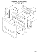 Part Location Diagram of WP6610459 Whirlpool Control, Range (Biscuit)