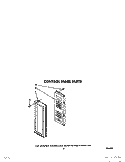 CONTROL PANEL Diagram and Parts List for MW8900XS6  Whirlpool Microwave