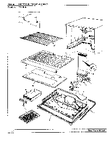 02 - Freezer Compartment Diagram and Parts List for NT19L6A  Whirlpool Refrigerator