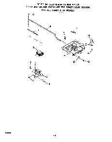 Power Lock Diagram and Parts List for 1353*4A  Roper Range