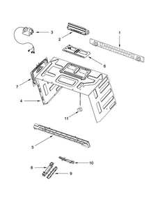Part Location Diagram of W10566562 Whirlpool HARNS-WIRE