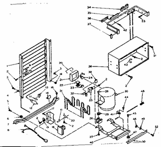 Unit Parts Diagram and Parts List for 106T14FSL  Kenmore Refrigerator