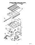 COMPARTMENT SEPARATOR Diagram and Parts List for ET20RKYYW11  Whirlpool Refrigerator
