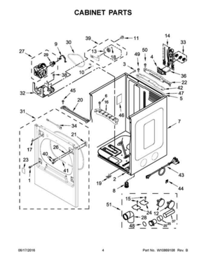 Part Location Diagram of W10869138 Whirlpool PLUG, MULTIVENT (WHITE)