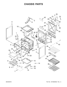 Part Location Diagram of W10655489 Whirlpool INSULATION