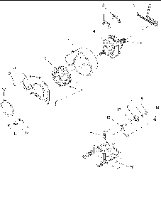 06 - Motor And Fan Assemblies Diagram and Parts List for ALG868QCW  Whirlpool Washer