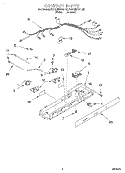 CONTROL Diagram and Parts List for KSRS25FDAL02  KitchenAid Refrigerator