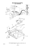 MACHINE BASE Diagram and Parts List for KAWE450VAL0  KitchenAid Washer
