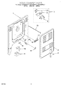 REAR CHASSIS, OPTIONAL Diagram and Parts List for KESH307BBL1  KitchenAid Range