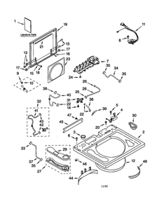 Part Location Diagram of LIT3954702 Whirlpool Technical sheet